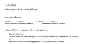 voorbeeld-contract